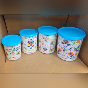 Tupperware Festejando Mexico Canisters